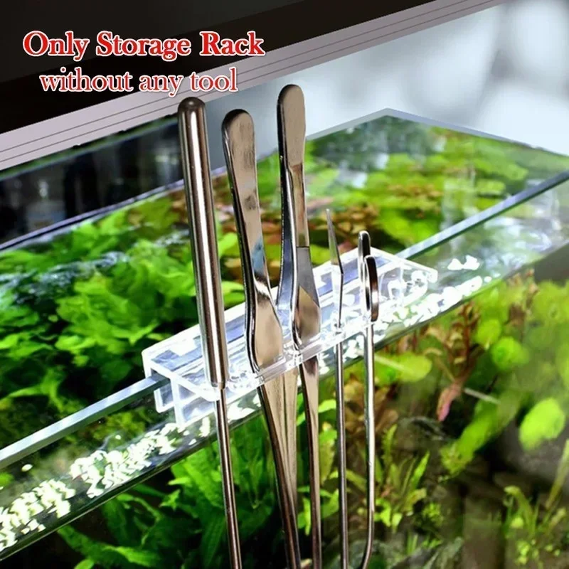 1PCS Aquarium Plant Tools Storage Rack Holder for Tweezer Scraper Scissor