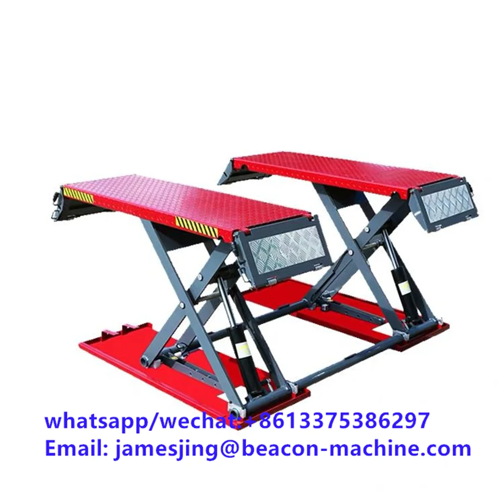 4 Ton Portable Mid Rise Car Scissor Lift For Sale Auto Lift Hoist For Garage Hydraulic Lift