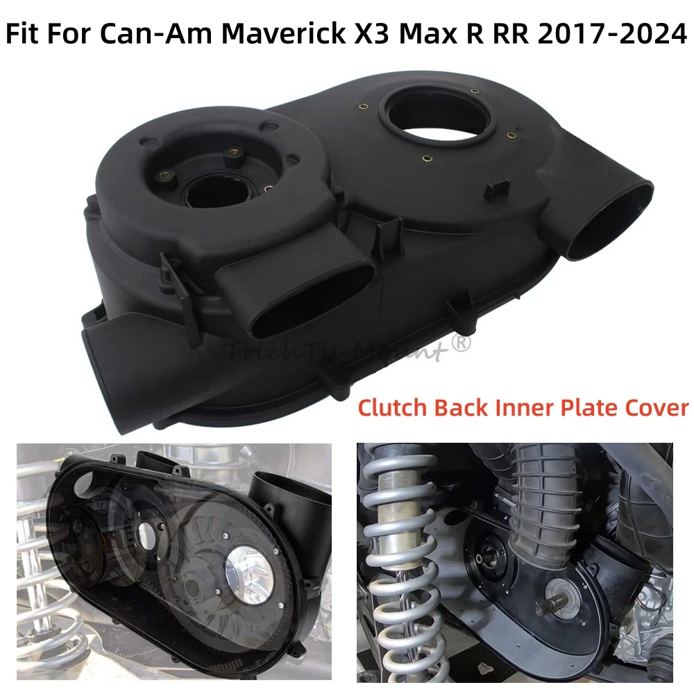 For Can-Am Maverick X3 Max R RR 900 2017-2024 2023 New UTV Accessory Inner Variator Clutch Back Plate Cover Replace #420212605 accessory sprocket cover brake clutch element for husqvarna chainsaw 362 365 371 372 372xp chainsaw suitable useful