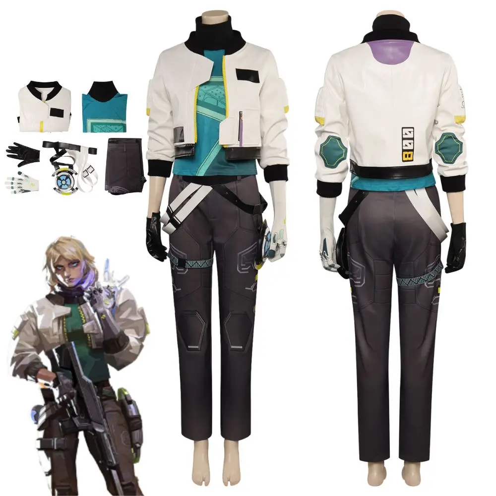 Vazant Deadlock Cosplay Fantasia Costume Travestimento Donne Adulte Uniforme Giacca Pantaloni Giochi Di Ruolo Abiti Halloween Carnival Suit