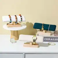 Présentoirs de montres en bois, 1 pièce, Base de montre, collier, Bracelet, organisateur, support, chouchou, bandeau, vitrine 2