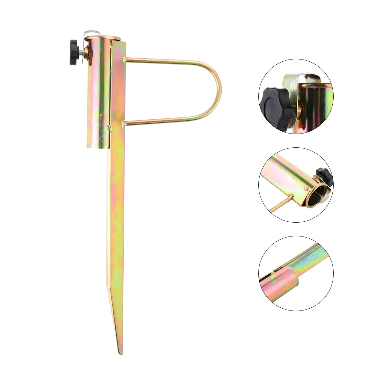 

Пляжный песок якорь держатель патио сверхмощные наземные стенды металлическая трава для флага Удочка золотой