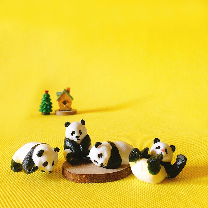 Figurines Miniatures Panda Pandas Figures Home Decoration 8 Miniature/fairy Aliexpress