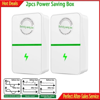 Power Saving Box – 2-Pack Voltage Regulator for Home, Office & Factory
