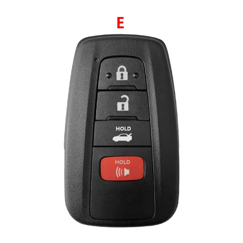 Toyota Corolla smart key 2019+ B2U2K2R 2/3/4 buttons 433MHz 4A chip NCF29A1M 8990H-02050 replacement 6