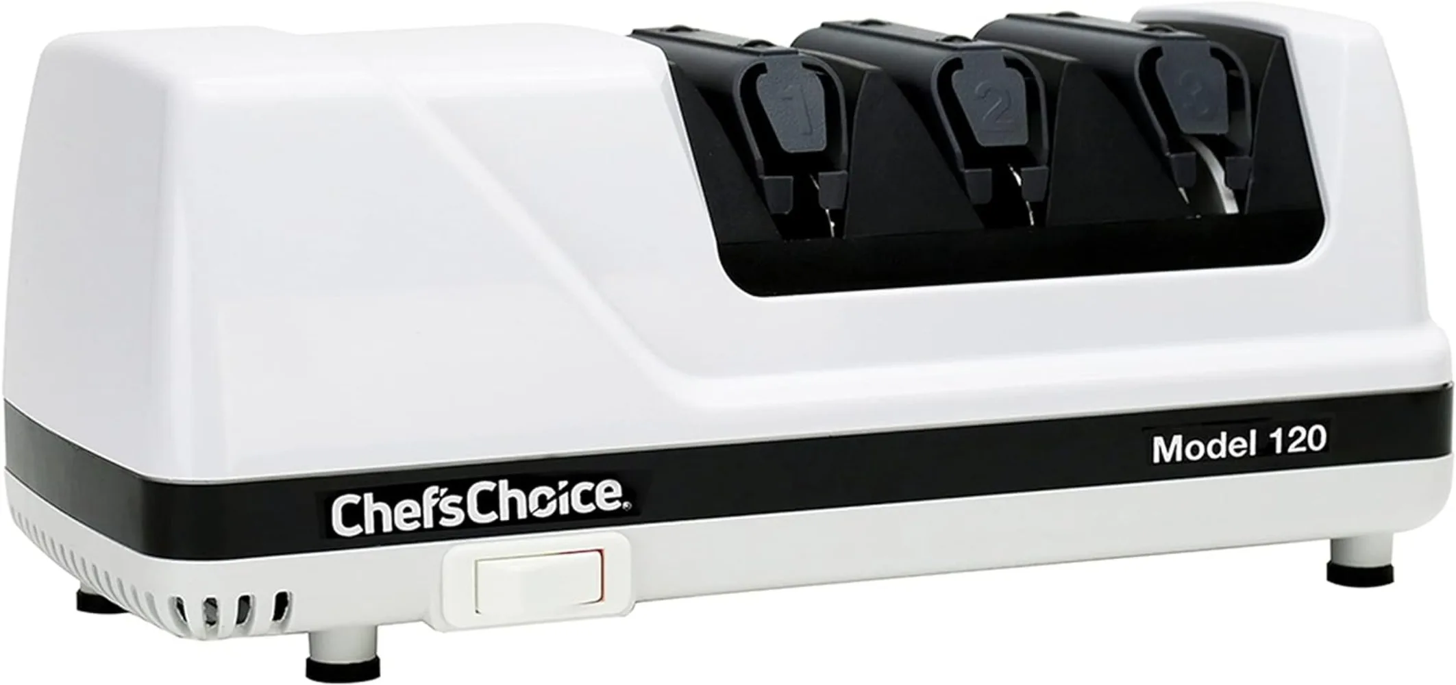 

Professional Electric Knife Sharpener for 20-Degree Edges Diamond Abrasives Precision Guides for Straight Serrated Knives Made