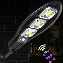 

500 Watts Solar Led Light Outdoor Solar Lamp Powered Sunlight Waterproof PIR Motion Sensor Street Light for Garden Decoration