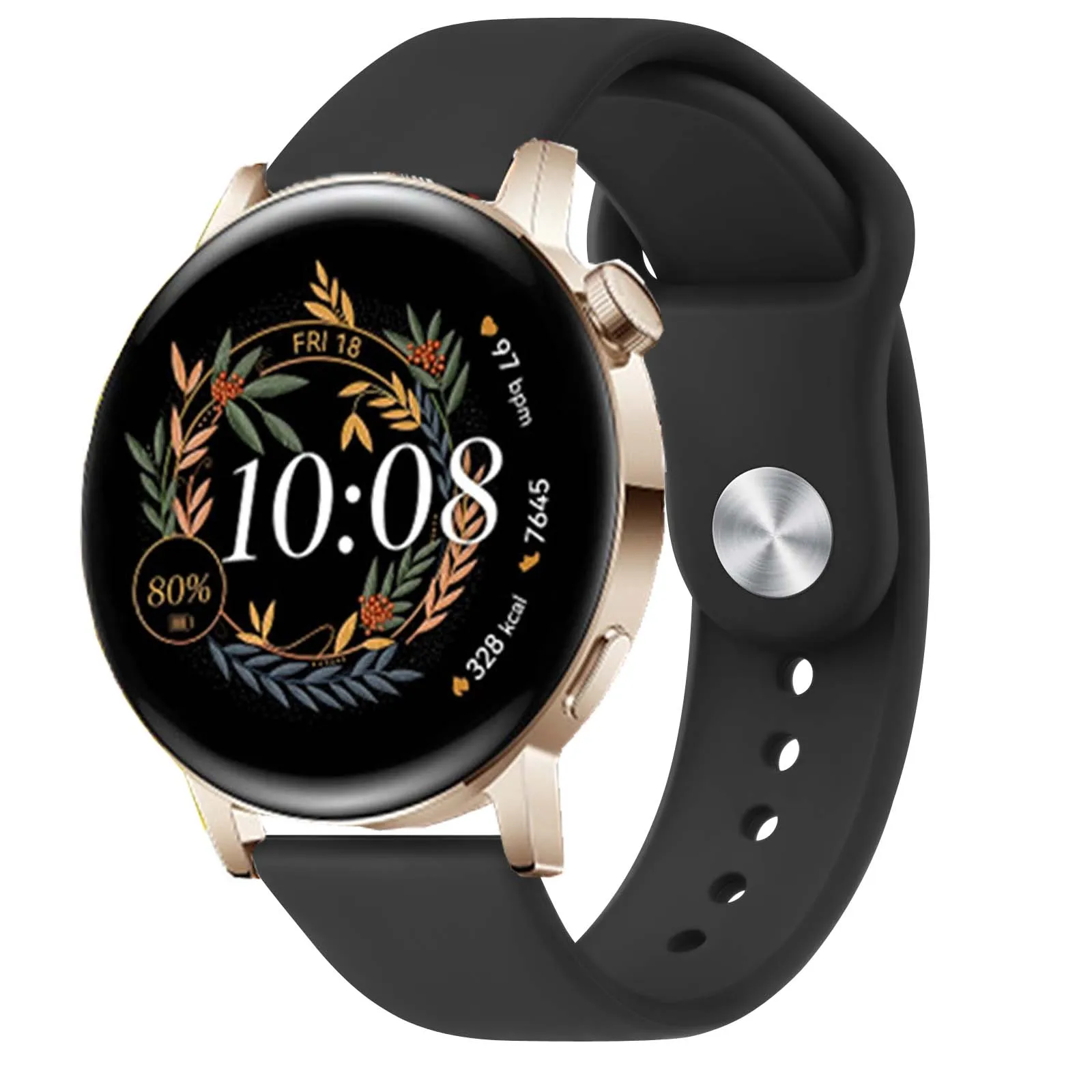 Versatile 20mm & 22mm Silicone Watch Band – Premium Strap