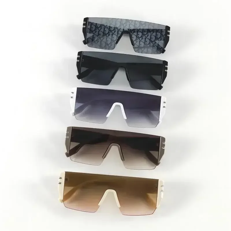 2025 New Rimless Oversized Sunglasses Women Men Luxury Brand High Quality Sun Glasses Ladies Unisex Eyewear UV400 Oculos De Sol