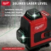 Milwaukee 16 Lines 4D Laser Level Self-leveling 360 Horizontal Vertical Cross Line Laser Level High precision Construction Tools 3