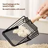 Large Stainl Steel Metal Sand Ovel Poop Scooper Fine Hole Tofu Sand Litter Ovel Dirt Scoop Pet Supplies 4