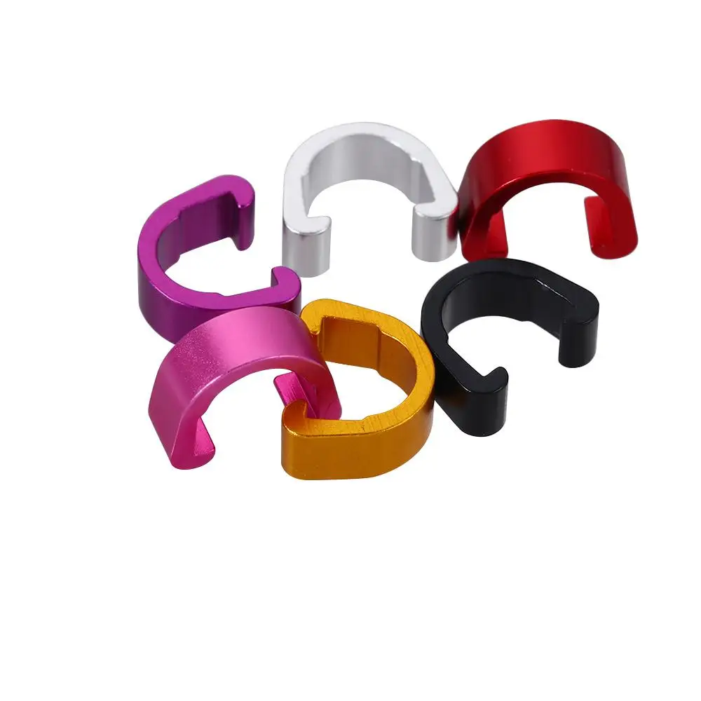 

Outdoor Aluminum Alloy Road Bike MTB Bike For Brake Cable Fixed Tubing Clips C Shape Buckle Fixed Clamp Clips Bicycle C Clips