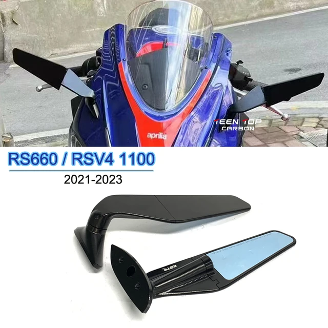 Für aprilia rs660 rsv4 2021 stealth spiegel verstellbare spiegel motorrad  flügels piegel rsv4 cnc spiegel 2013-2018 versand kostenfrei - AliExpress