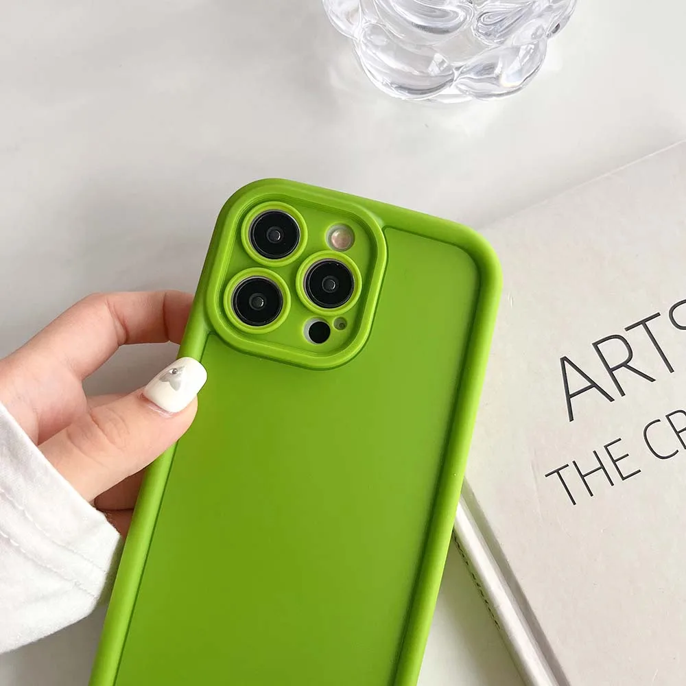 Precise Camera Hole Pure Color Case