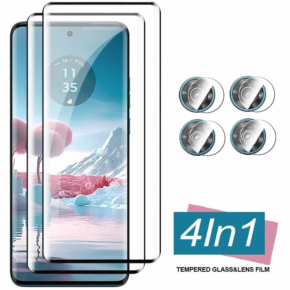 8-in-1 9D Curved Screen Protector with Tempered Glass Lens