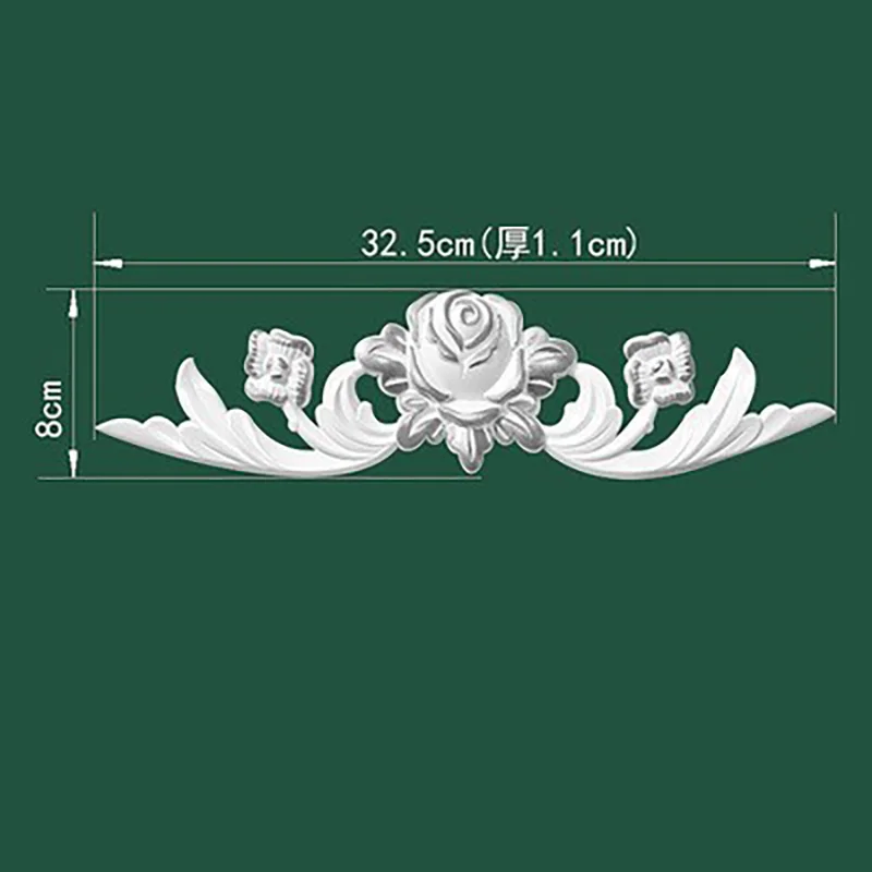 Furniture decorative accessories flower non-wood carving carved applique corner wall applique door furniture wood carving decora
