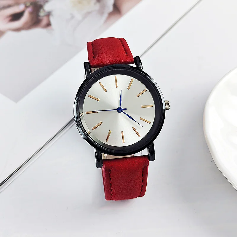 Women's Watch Simple Sun Pattern Anti Velvet Belt Quartz Women's Watch