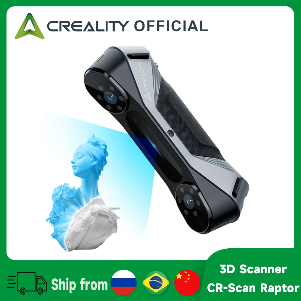 3Dスキャナー　Creality CR-Scan Raptor Amazon | Creality CR-Scan Raptor 3Dスキャナー 3Dプリント用、0.02mm