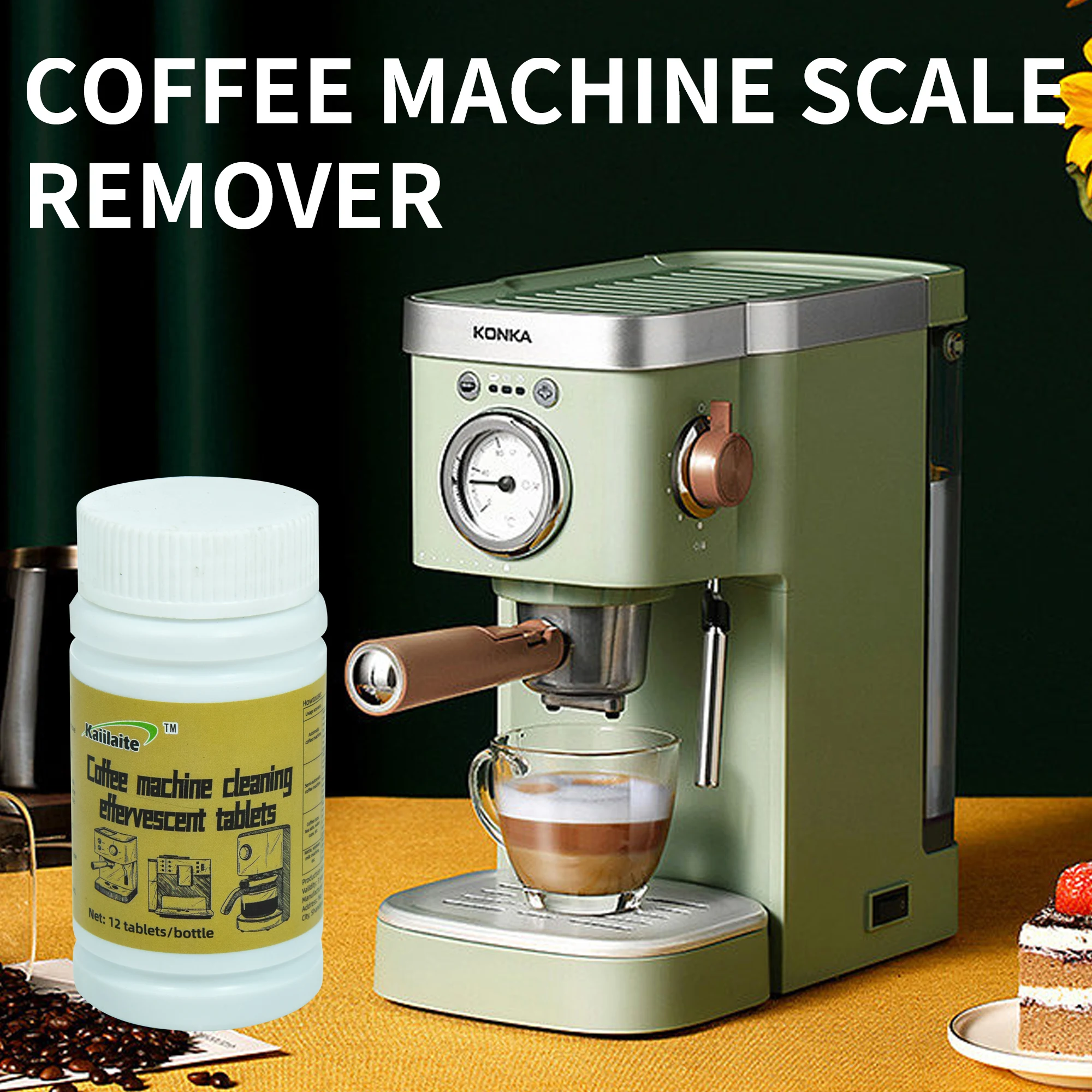 Espresso Coffee Machine Cleaning Tablet Effervescent Descaling Agent Kitchen Accessories Household Cleaning Product Tools