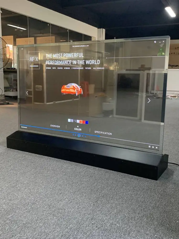 Android/Windows Aio 55 65 Pollici Display Oled Trasparenti Monitor E Pannello Touch Screen Oled Trasparente