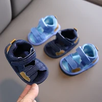 0-18Months Summer Shoes Unisex Soft Leather Baby Sandals With Non-slip Suede Soles For Boy and Girls Sandals Clogs Gifts 1