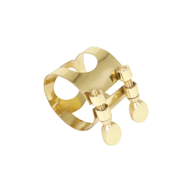 Tappo Protettivo Bocchino Sassofono Alto - Copri Boccaglio In Metallo Dorato Per Sax E Clarinetto - Foto 12