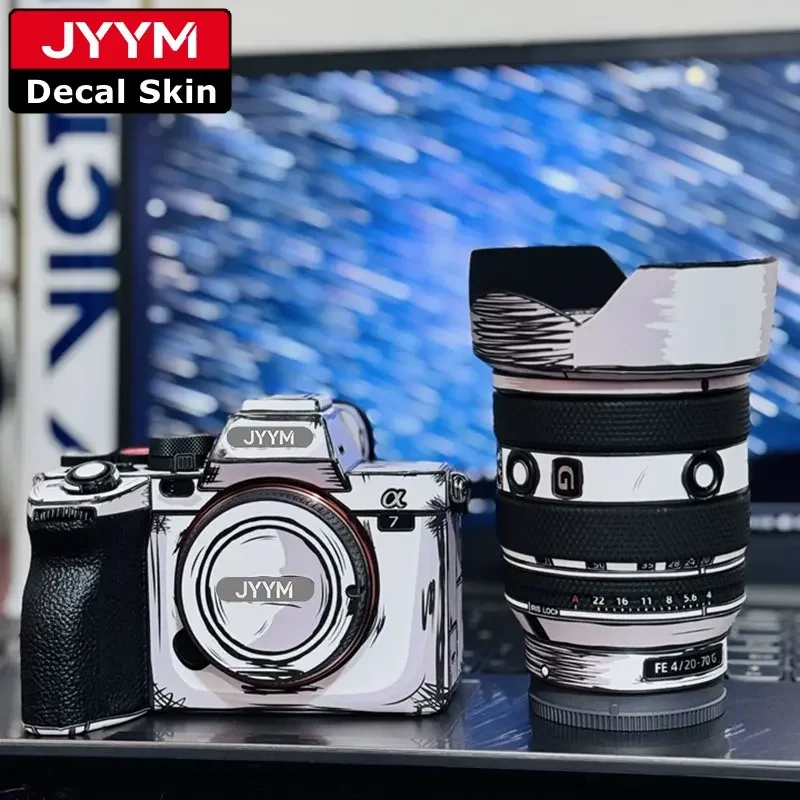 FE 55 F1.8 ZA / 85 1.4 GM ii / 24-50 F2.8 / 28-70 F2용 2D 스티커 데칼 스킨 비닐 랩 필름 코팅 55F1.8 24-50F2.8