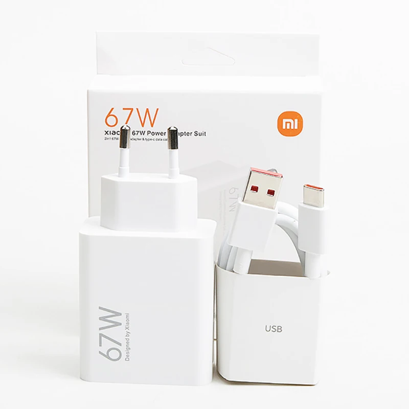 รูปสินค้า อะแดปเตอร์ชาร์จเร็ว 67W EU สำหรับมือถือ Xiaomi