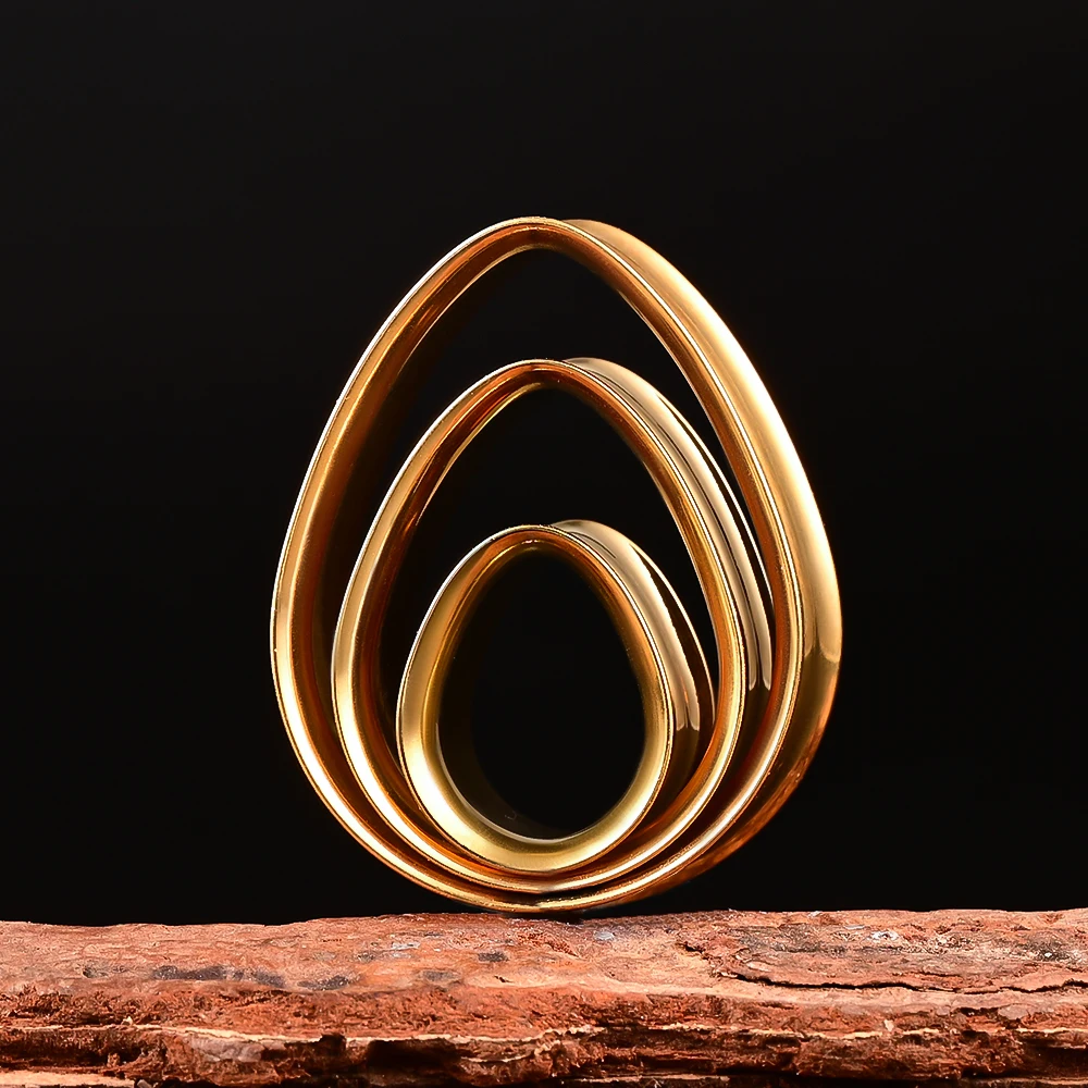 Decentraland Silberne Tunnel-Plugs - Edelstahl Ohr-Expander 6mm (2G) Unisex