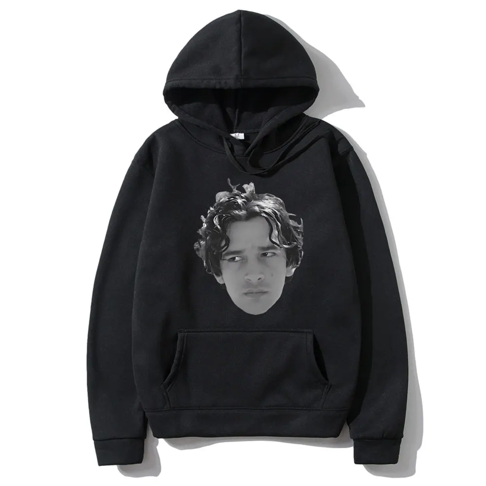 

British Rock Band The 1975 Matty Healy Head Graphic Hoodie Men Women Vintage Oversized Sweatshirt Indie Alternative Rock Hoodies