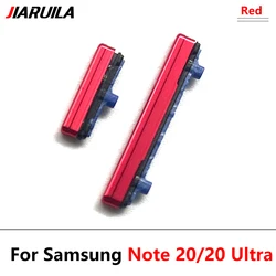 Premium Side Keys Power and Volume Buttons Replacement Parts (Note 20 Red)