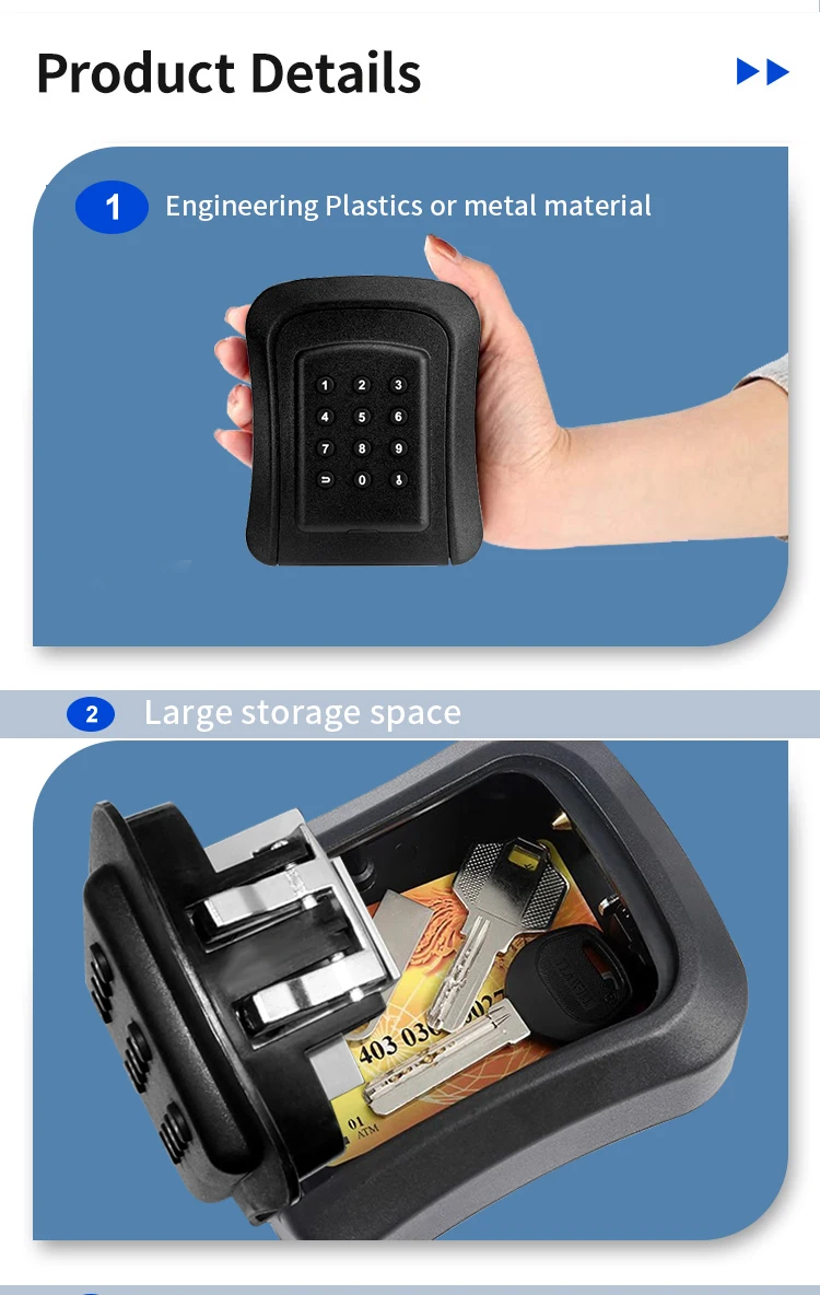 TTLock Wireless Key Box Waterproof Key Safe Security Intelligent Password Storag