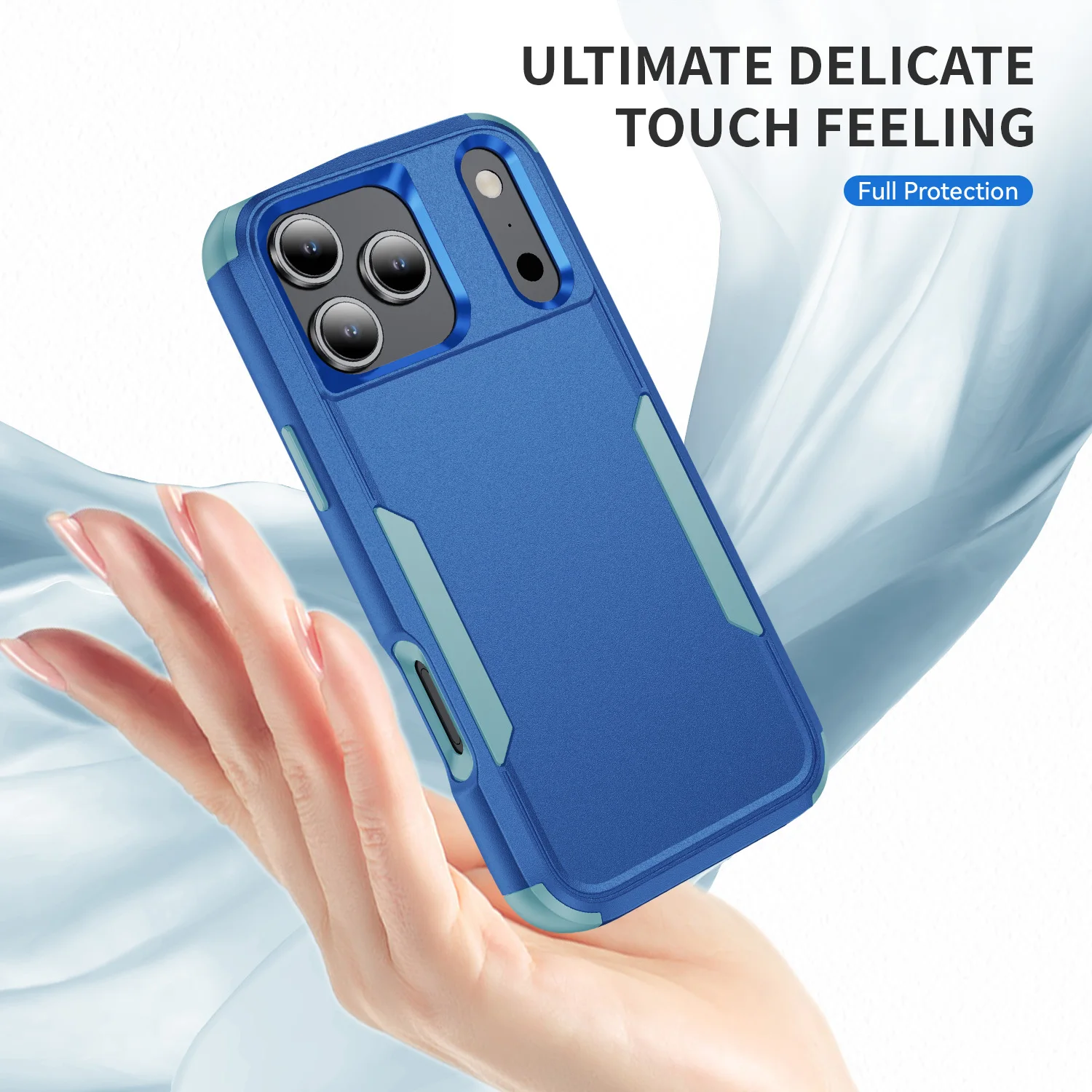 Durable Shockproof Protective Phone Case - 2 in 1 Heavy Duty Cover
