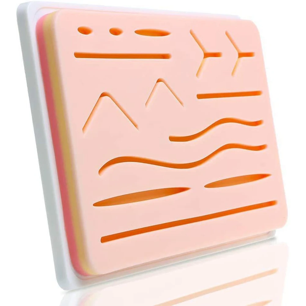 

Для практики наложения швов Kit, многообмоточный модуль швов, многоразовый кремниевый фотоэлемент для тренировок и тренировок