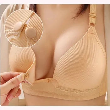 Maternity Nursing Bras Cotton Breastfeeding Pregnant Women Pregnancy Underwear Breast Feeding Bra Clothing Lactancia 1