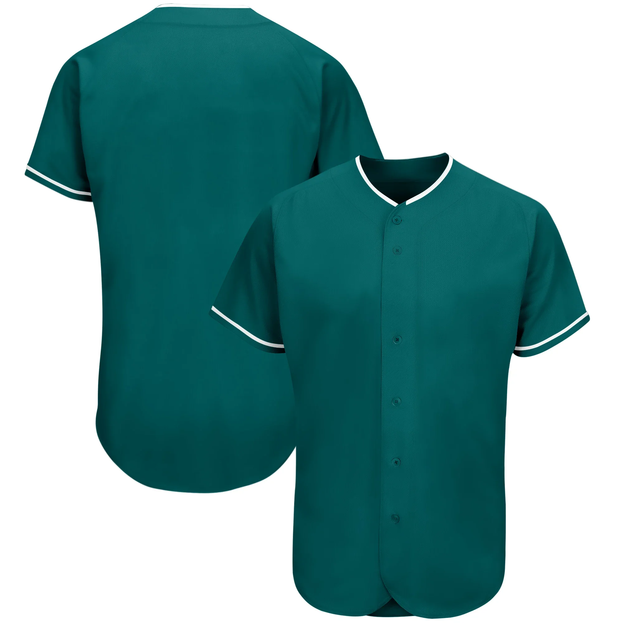 Baseball Jersey Fashion Softball Button-down V-neck For Men/Kids Outdoor Playing/Training and Daily Casual