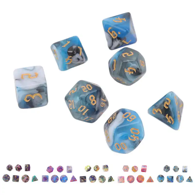 

Polyhedral Game Dice 7 Die Dice Sets for Board Role Playing Games