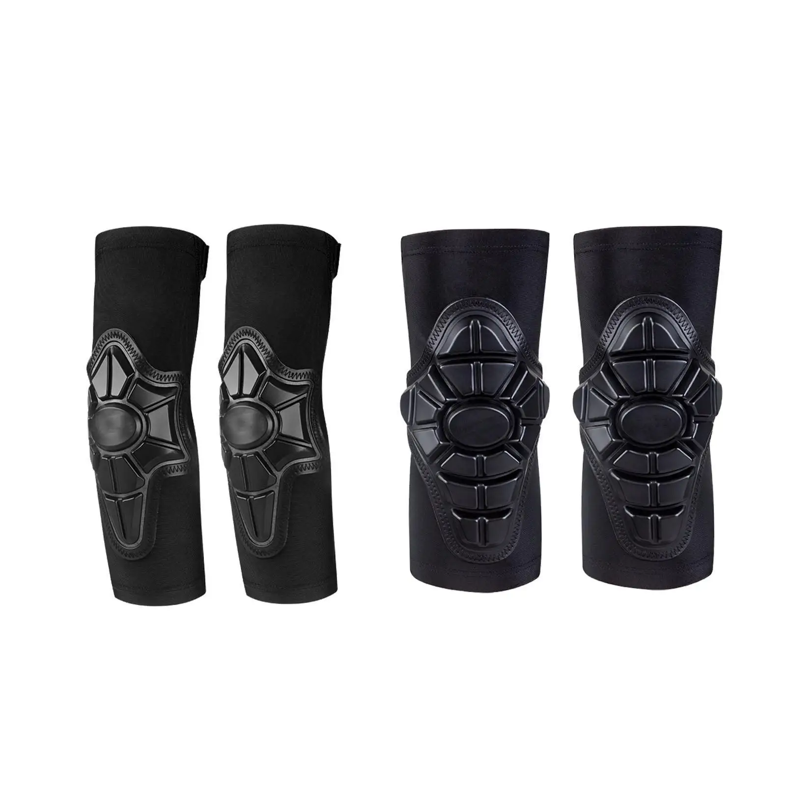 Kids Knee Pad Elbow Pads Comfortable Protector Shock Absorbing Sleeve Pads Guards for Child Girls Boys Teens Skateboard Baseball