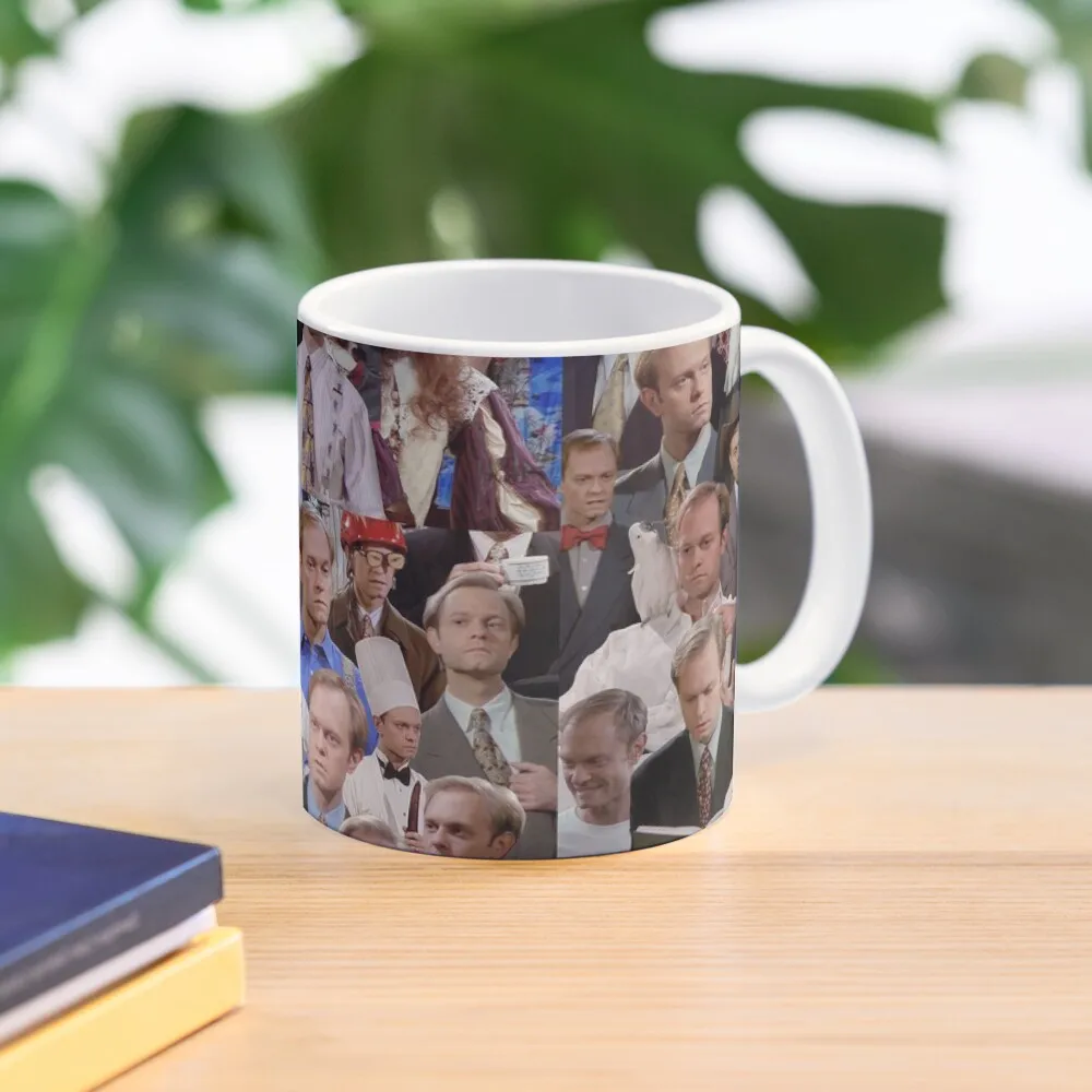 

Niles Crane Collage Coffee Mug Cups For Cafe Original Breakfast Cups Aesthetic Cups Mug