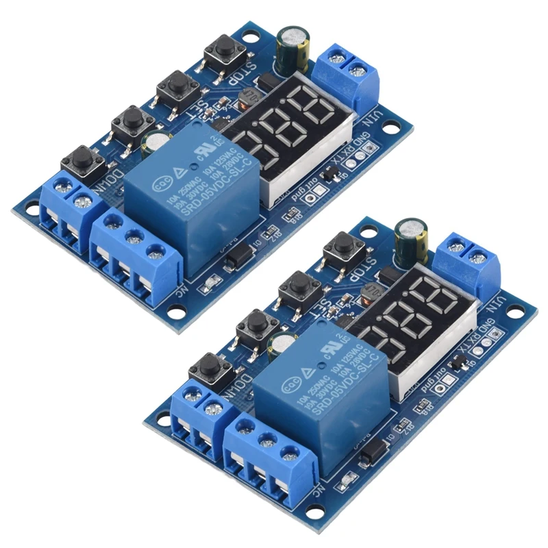 

2PCS DC 6-40V Battery Charger Discharger Control Switch Undervoltage Overvoltage Protection Board Auto Cut Off
