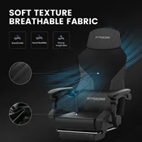 GTRACING LUFT-400 Mesh & Faux Leather Office Gaming Chair with Footrest 2