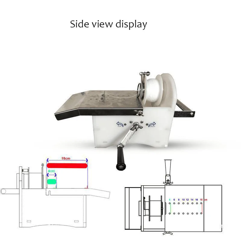 Description Picture 3 of itemHand-cranked automatic Food Material Portable Manual Sausage Twisting Machine Sausage Knotting Tying Binding Linker Machine