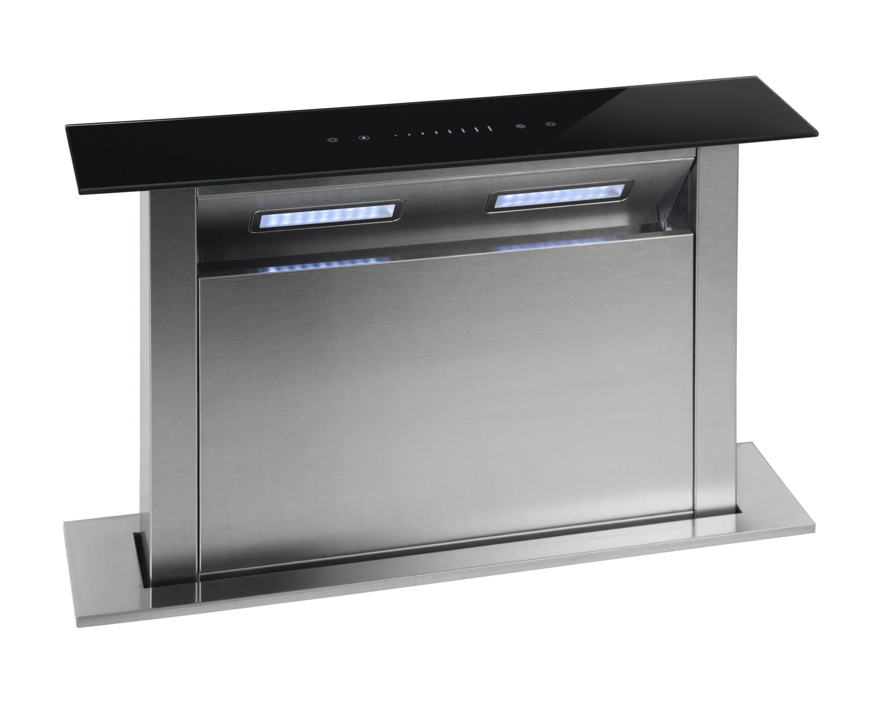 Cooker Hood Down Draft Range Hood With 4 Speeds LCD Slide Out