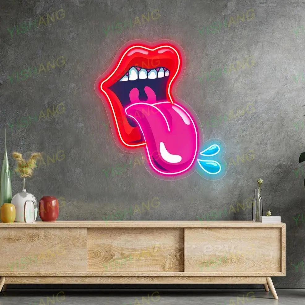 

Dripping Lips Neon Sign, Dripping Love Led Sign, Wall Decor, Dripping Lips Neon Sign, Custom Neon Sign, Christmas Decor, Best Gi