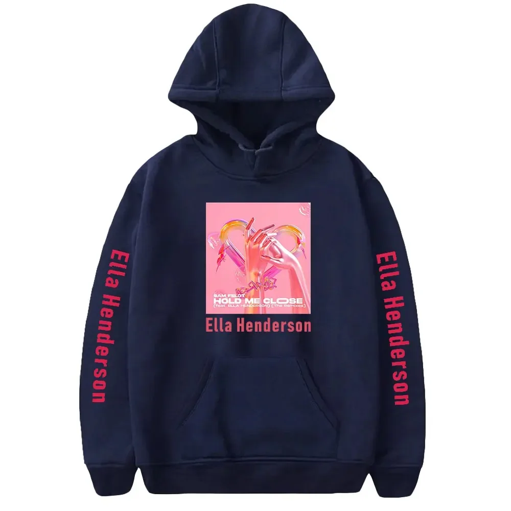 Ella Henderson Hoodie Mulheres Homens Manga Longa Pullover Moletons Com Capuz Unisex Casual Streetwear Moda Roupas 2024