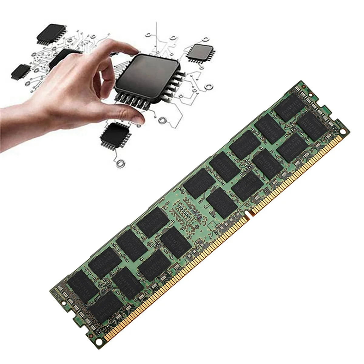 6X 8GB DDR3 1333MHZ Ecc Ram Memory PC3L-10600R 1.35V 2RX4 REG Ecc RAM for Server Workstation