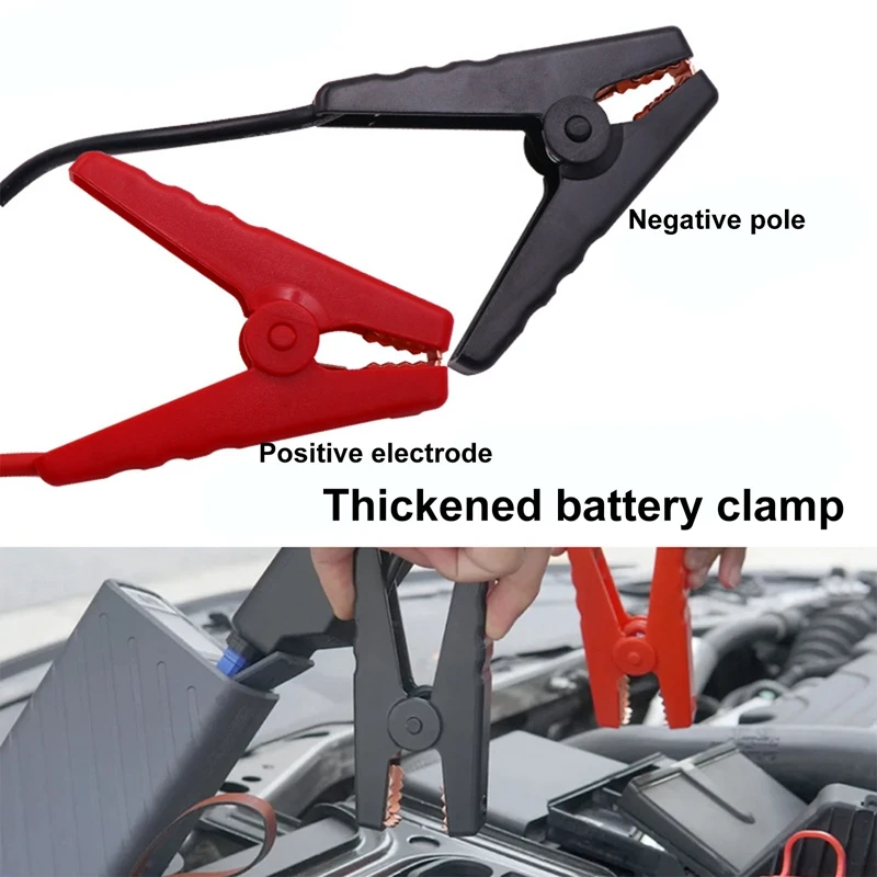 1pcs Battery clip Connector Emergency Jumper Cable Clamp Booster