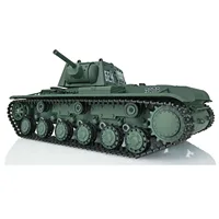 TK-7.0 2.4G Henglong 1/16 Scale 7.0 Plastic Ver Soviet KV-1 RTR RC Tank Model 3878 Green Toucan Toy Army Radio Car TH17461-SMT4 2