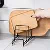 Iron Art Rack Shelf Multi Layer Space Saving Organizer Cutting Board Pot Lid Plates Stand Holder Storage For Kitchen Home Decor 5