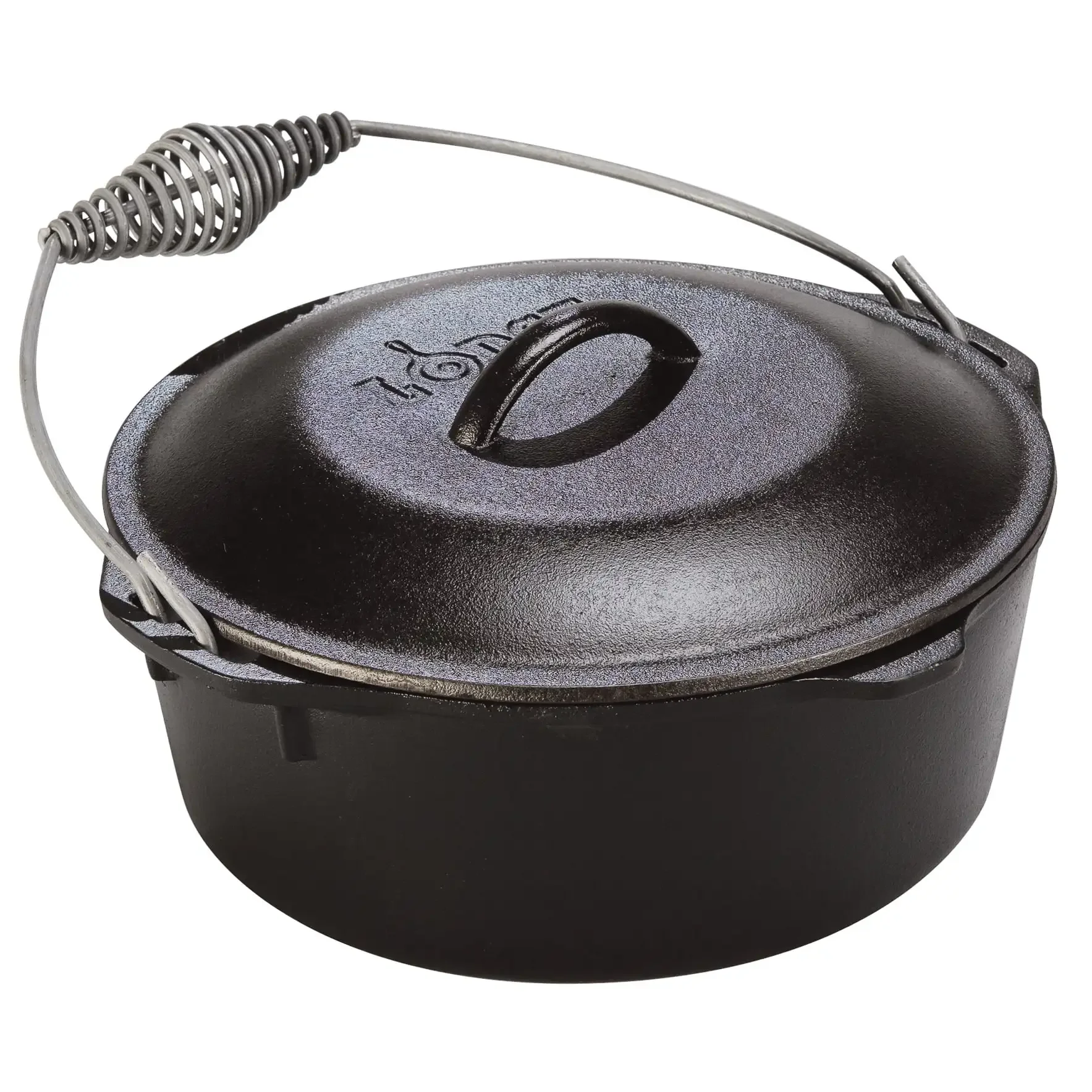 Lodge Cast Iron 6 Qt. Dutch Oven in Midnight Chrome